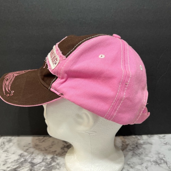 Saddle Brat Brown and Pink Cap - Picture 3 of 7